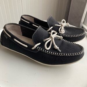 Cole Haan Grant Escape Fabric Black Driving Moc Boat Loafer Shoe Men 10 M C13447